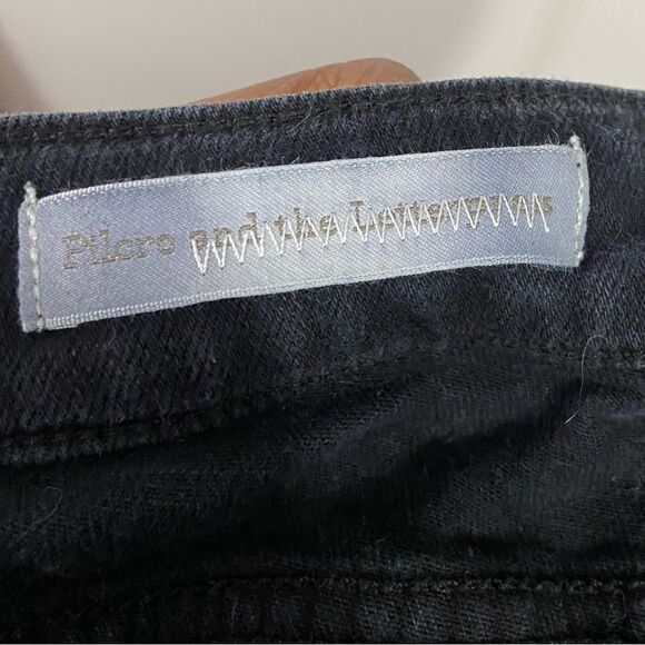 Anthropologie Pilcro and the Letterpress Black Stet Midi Length Shorts - Picture 3 of 4